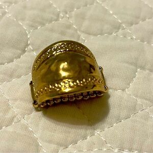 Fashion Elegant Gold-Tone stretchy Band Women's Ring